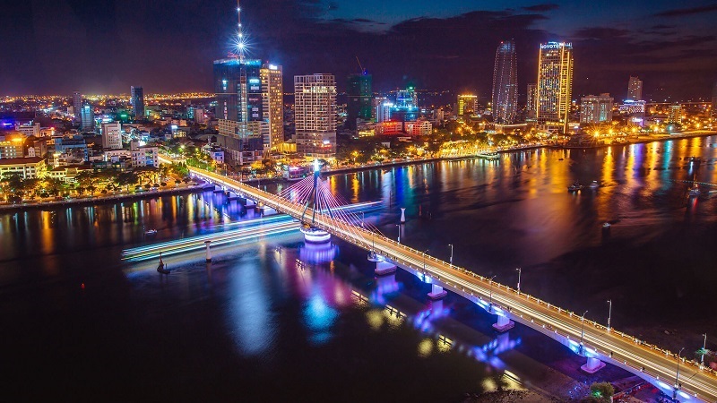 Cầu sông Hàn ở Đà Nẵng