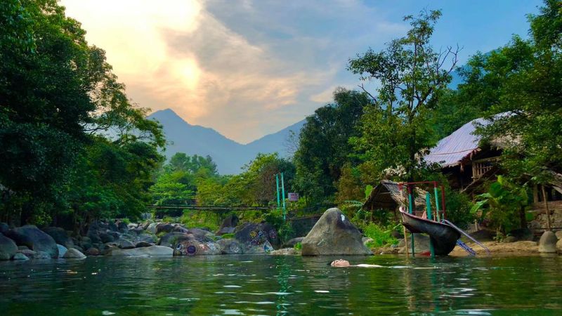 khu du lịch suối lương